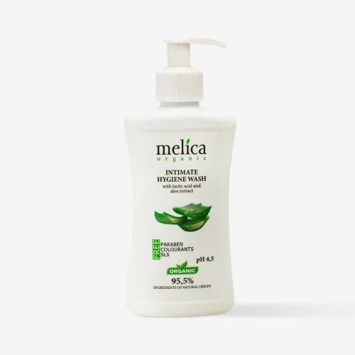 Гель для інтимної гігієни з екстрактом алое вера 300 мл Melica Organic Intimate Hygiene Wash Aloe Vera