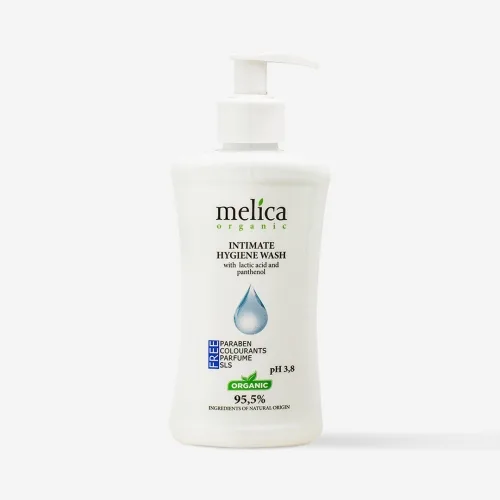 Гель для інтимної гігієни з D-пантенолом 300 мл Melica Organic Intimate Hygiene Wash Panthenol