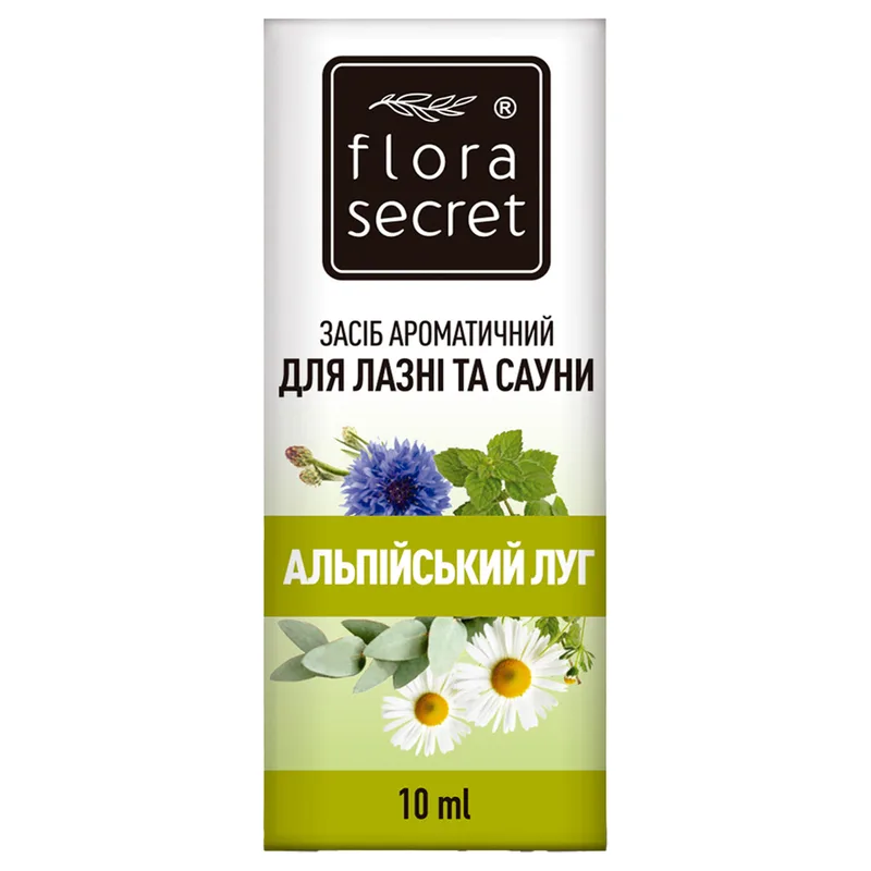Засіб ароматичний FLORA SECRET (Флора Сікрет) для сауни та бані Альпійський луг