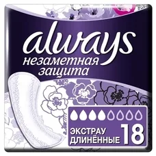 Прокладки Always щоденні Непомітний Захист Екстрадовгі №18
