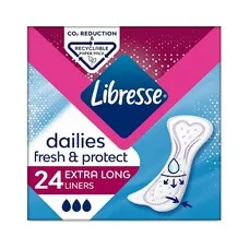 Прокладки Libresse Щоденні Dailies Fresh Extra Long №24