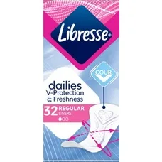 Прокладки Libresse Щоденні Dailies Fresh Regular №32