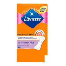 Прокладки Libresse Щоденні Dailyfresh Normal Plus №32