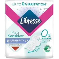 Прокладки Libresse Pure Sensitive Ultra Nightі №8