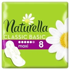 Прокладки Naturella Classic Basic Maxi з крильцями №8