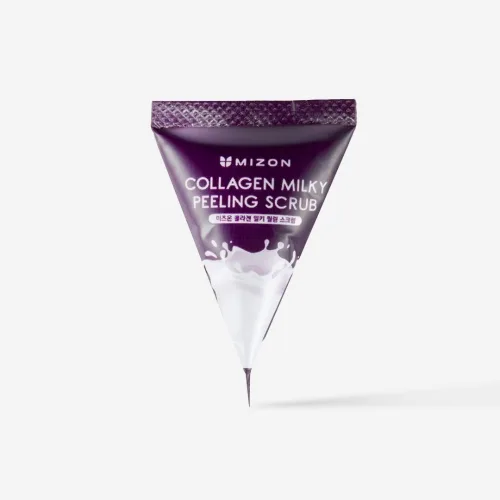 Пілінг-скраб з колагеном і молочним білком Mizon Collagen Milky Peeling Scrub