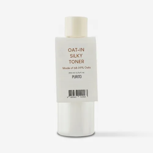 Заспокійливий тонер з водою насіння вівса 200 мл Purito oat-in silky toner