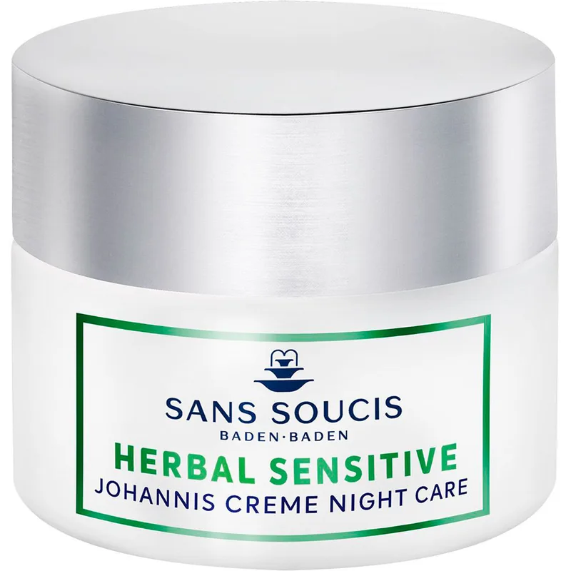 Крем Sans Soucis (Сан Сусі) Herbal Sensitive нічний для чутливої, сухої шкіри 50 мл