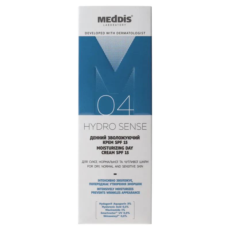 Крем для обличчя MEDDIS (Меддіс) Hydrosense денний зволожуючий SPF 15 30 мл