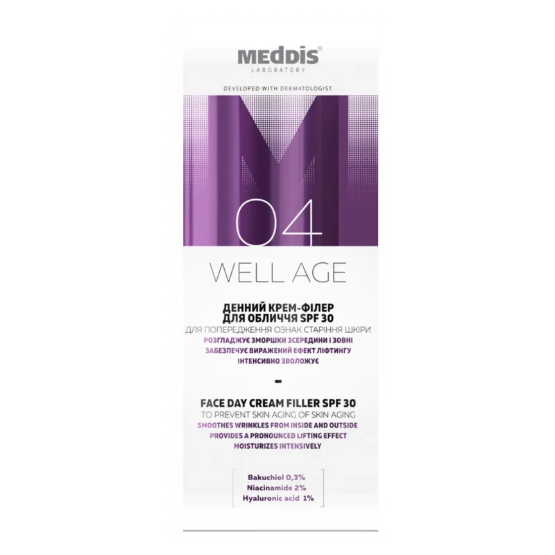 Крем-філер для обличчя MEDDIS (Меддіс) Well Age денний SPF 30 50 мл