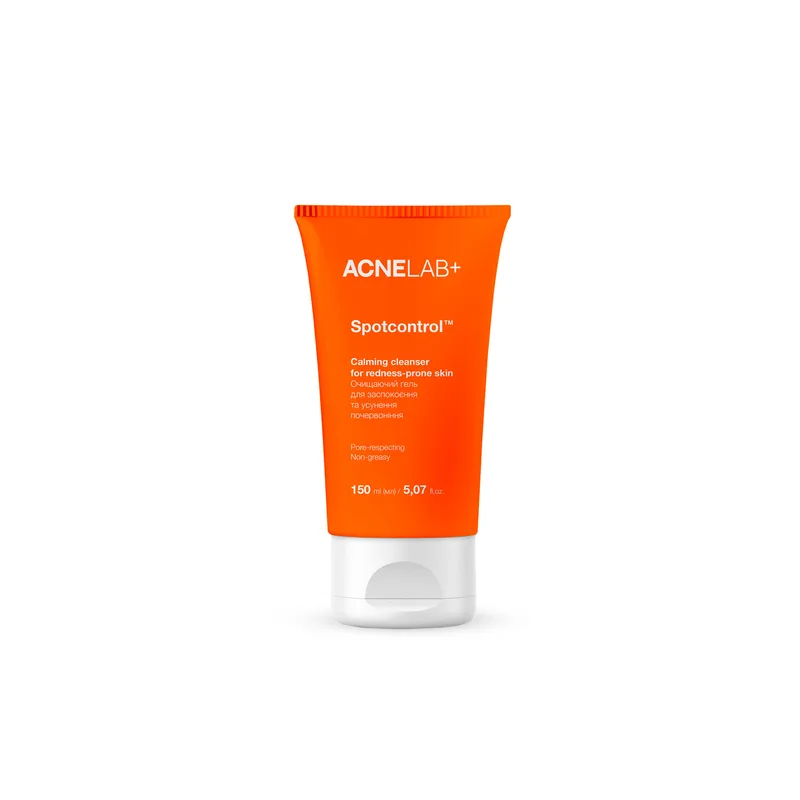 Oчищаючий гель для заспокоєння та усунення почервоніння Spotcontrol Сalming cleanser for redness-prone skin ACNELAB+ 150 мл ACNELAB+ (397630592)