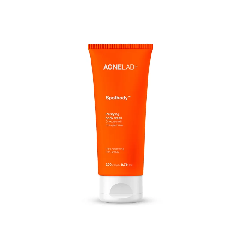 Очищаючий гель для тіла Spotbody Purifying body wash ACNELAB+ 200 мл 4823109412859