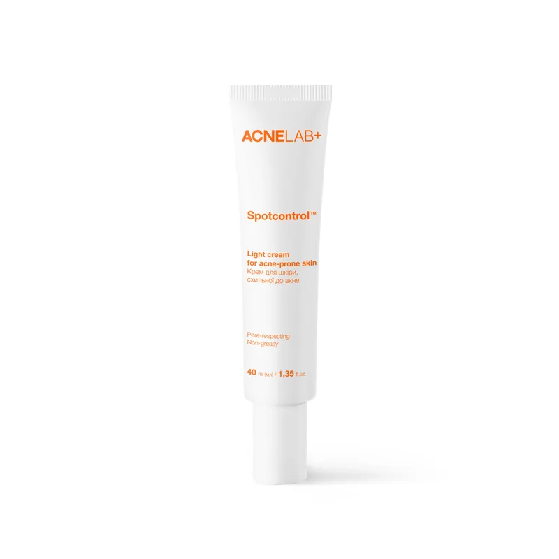 Крем для шкіри, схильної до акне ACNELAB+ (Акнелаб+) Spotcontrol Light Cream For Acne-Prone Skin 40 мл