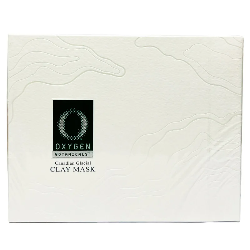 Маска для обличчя з льодовикової глини OXYGEN BOTANICALS (Оксиджен Ботаникал) Glacial Clay Mask по 10 мл упаковка 8 шт