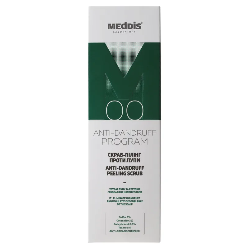 Скраб-пілінг для волосся MEDDIS (Меддіс) Anti Dandruff Program проти лупи 200 мл