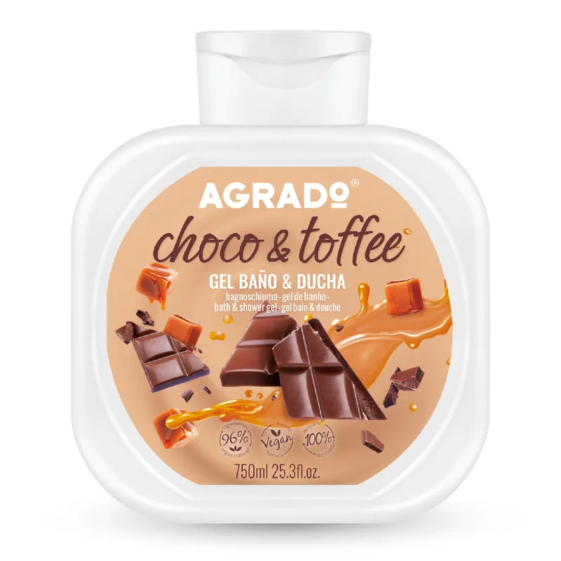 Гель Agrado (Аградо) для душу і ванни Коко Тофі 750 мл
