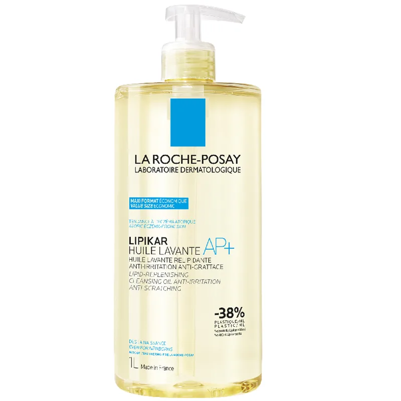 Олія для ванни і душу La Roche-Posay (Ля Рош-Позе) Ліпікар AP+ (АП+) засіб очищаючий ліпідовідновлюючий для немовлят, дітей та дорослих