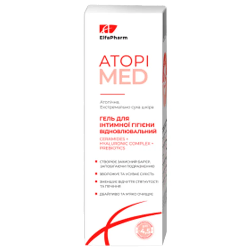 Гель для інтимної гігієни ELFA PHARM (Ельфа Фарм) Atopi Med (Атопі мед) відновлюючий 200 мл