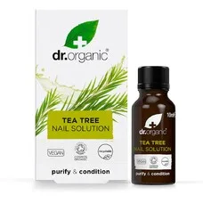 Розчин Dr. Organic для відновлення та захисту нігтів з екстрактом чайного дерева 10мл