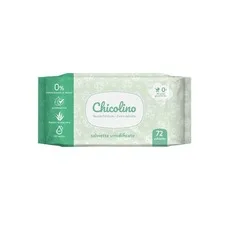 Серветка волога Chicolino для дорослих і дітей алоє вера 72шт з клапаном