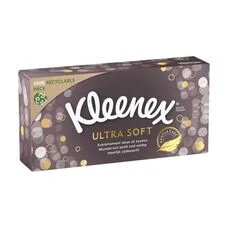 Серветки Kleenex Ultrasoft 3-шарові в коробці №72