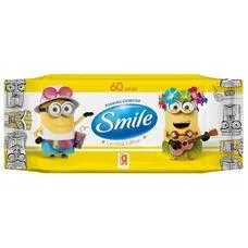 Серветки вологі Smileі Minions №60