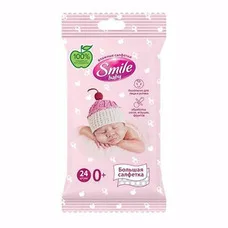 Серветки вологі Smile Вaby №24 для немовлят