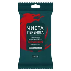 Серветки вологі Чиста перемога з екстрактом дерева дракону