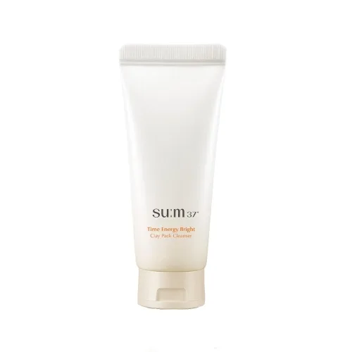 Освітлювальна очищувальна маска для обличчя 150 мл su:m37 time energy bright clay pack cleanser