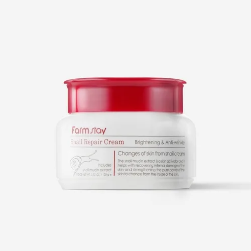 Крем для обличчя FarmStay Snail Repair Cream з муцином равлика 100 г
