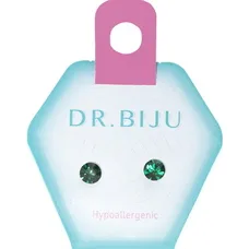 Сережки Dr.Biju Сіріус 5,3мм Емеральд