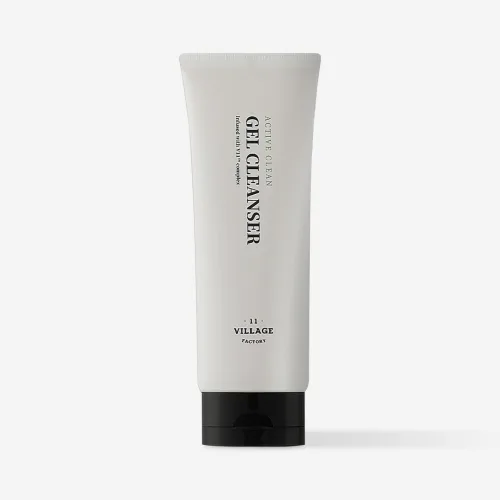 Очищувальний гель для вмивання Village 11 Factory Active Clean Gel Cleanser з AHA- та BHA-кислотами, для жирної та проблемної шкіри обличчя, 100 мл