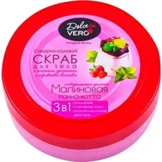Скраб Dolce Vero для тіла Малинова панна-котта 250г