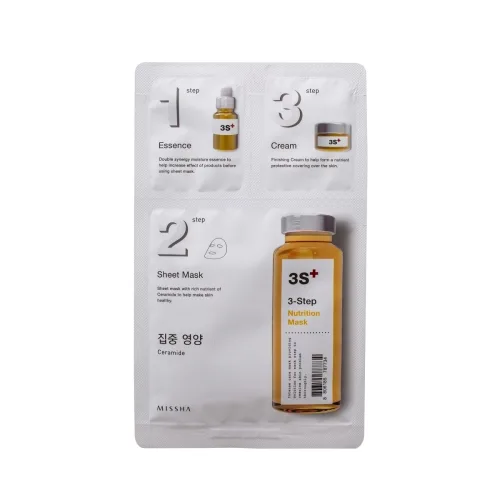 Маска для обличчя 3 х-крокова живильна Missha 3-step Nutrition Mask