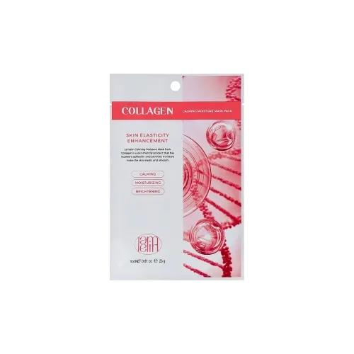 Тканинна маска для обличчя з колагеном Lamelin calming moisture mask pack collagen