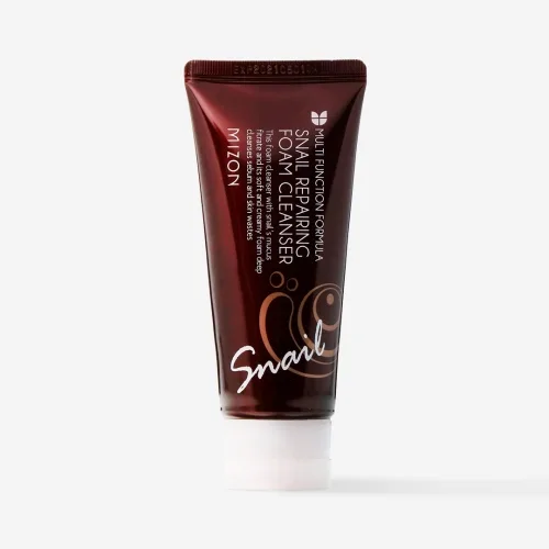 Пінка для вмивання очищаюча з муцином равлика 60 мл Mizon Snail Repairing Foam Cleanser