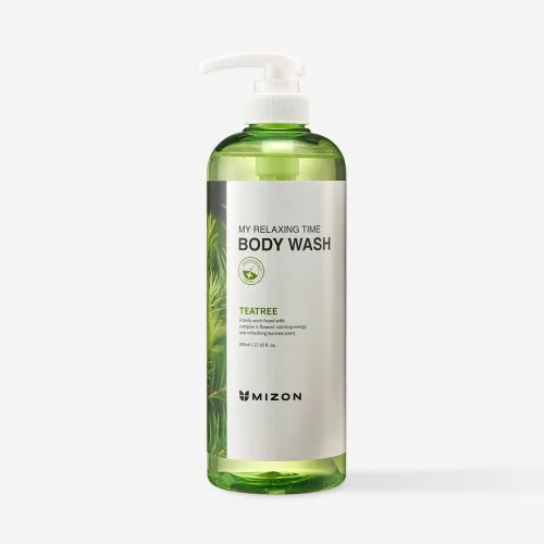 Mizon My Relaxing Time Tea Tree освіжаючий гель для душа для проблемної та жирної шкіри 800 мл