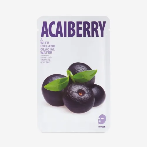Тканинна маска для обличчя з екстрактом асаї The Iceland Acaiberry Mask