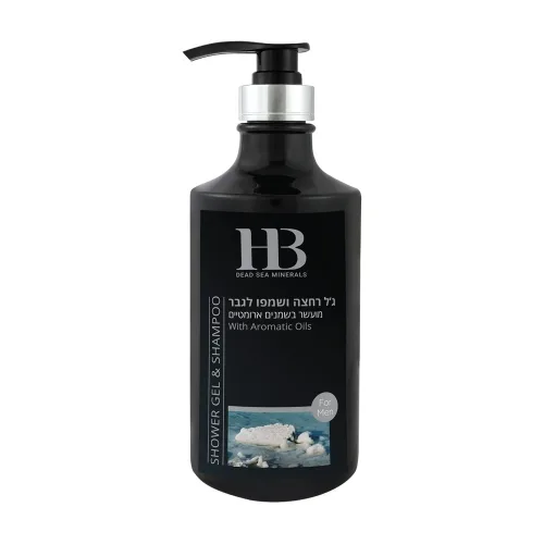Шампунь-гель з мінералами мертвого моря 780 мл Health & Beauty Shower Gel & Shampoo For Man
