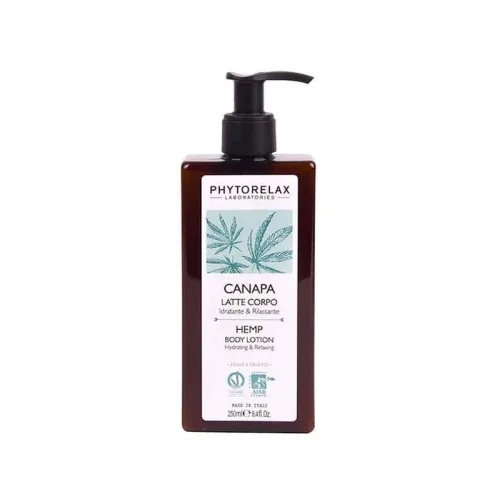 Зволожувальний лосьйон для тіла 250 мл Phytorelax Laboratories hemp body lotion hydrating and relaxing