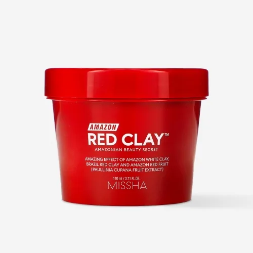 Маска для обличчя Missha Amazon Red Clay Pore Mask на основі червоної глини, 110 мл