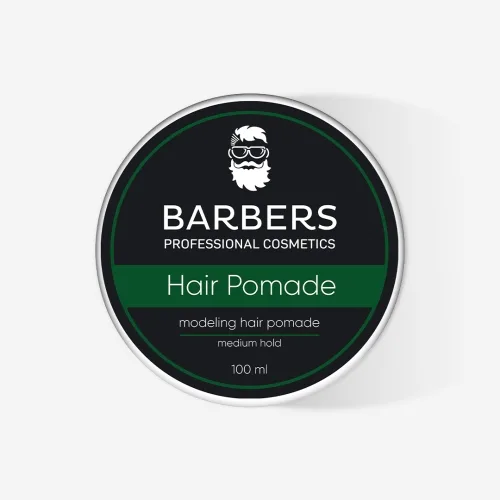 Помада для волосся середньої фіксації 100 мл Barbers modeling hair pomade medium hold