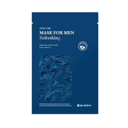 Тканинна маска для чоловіків Mizon Joyful Time Mask For Men Refreshing, 24 мл