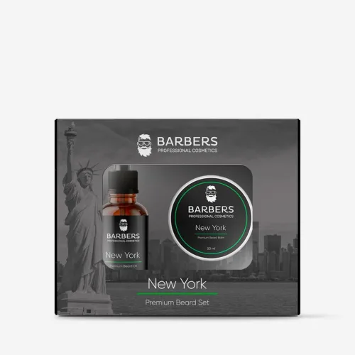 Набір для догляду за бородою №3 80 мл Barbers new york premium beard set