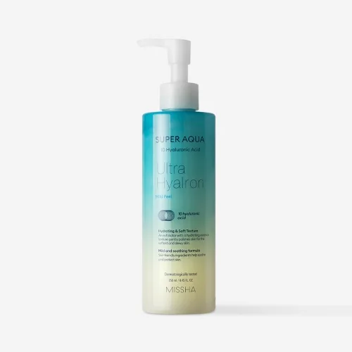 М який пілінг для обличчя з гіалуроновою кислотою 250 мл MISSHA Super Aqua Ultra Hyalron