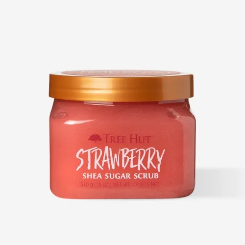 Tree Hut Strawberry Shea Sugar Scrub – цукровий скраб для тіла з полуницею і олією ши 510 г