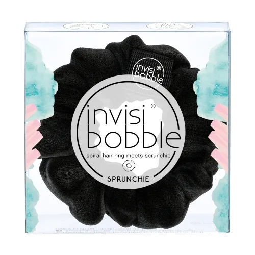 Резинка-браслет для волосся чорна Invisibobble sprunchie true black