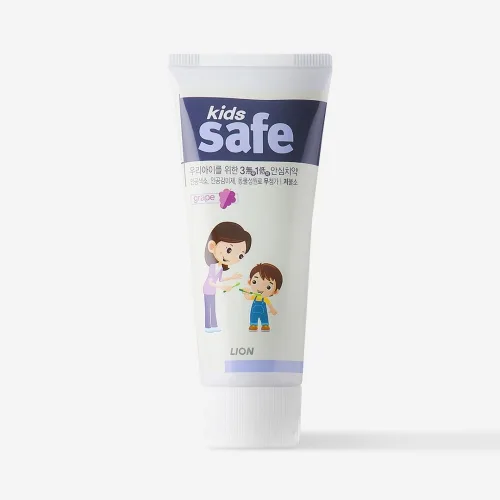 Зубна паста дитяча 3-12 років з екстрактом винограду Lion Kids Safe Toothpaste