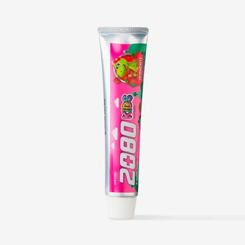 Зубна паста для дітей 2+ Полуниця 2080 dental clinic kids toothpaste strawberry