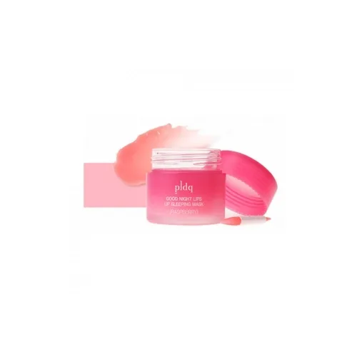 Нічна маска для губ малина pldq good night lips lip sleeping mask raspberry